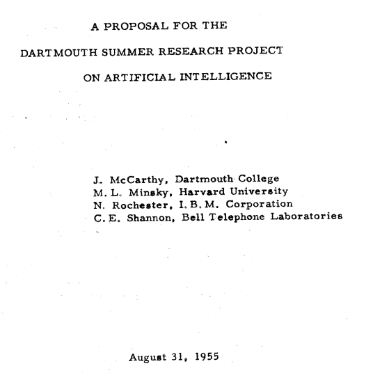 Titelseite der Einladung